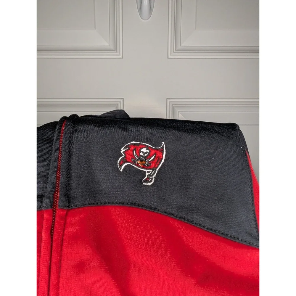 Reebok NFL Boys Sz 3T Tampa Bay Buccaneers Embroidered Full Zip Jacket Bucs